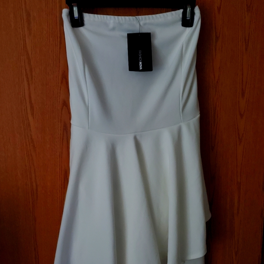 Fashion Nova White Romper